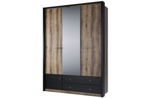 Трехстворчатый шкаф для одежды с зеркалом Джаггер 3DG2S Z
