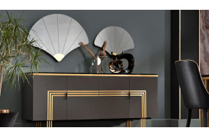 Длинный комод для посуды в гостиную Карлино (Carlino) CARL-10