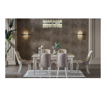 Обеденный стол раздвижной Gravita (Гравита) GRAV-14 слоновая кость