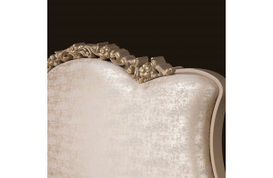 Двуспальная кровать Моника 160х200(капучино эмаль)