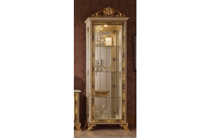 Шкаф-витрина однодверная Катя (беж)