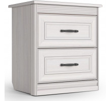 Тумба прикроватная Неаполь Ясень анкор светлый (патина "серебро")