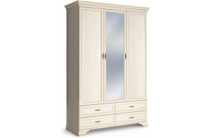 Шкаф Сиена 3-х дверных (Бодега Белый)