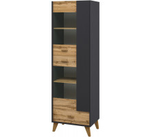 Шкаф комбинированный Сканди МН-036-10(графит)