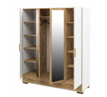 Шкаф для одежды четырехстворчатый Сканди МН-036-34
