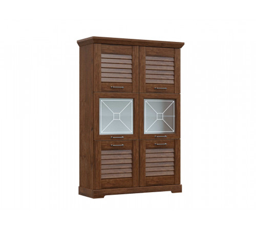 Двухстворчатый шкаф-витрина для посуды ГК-2 (ОРТ) Кантри