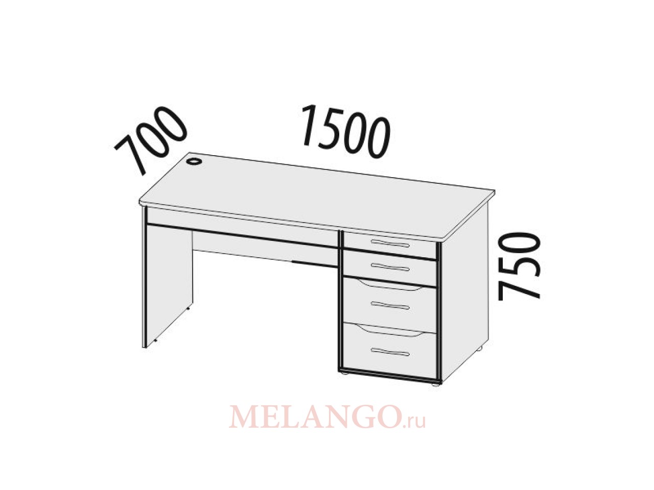 оптимальные размеры офисного стола