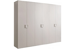 Шестистворчатый шкаф для одежды Diora ДШ2/6 (слоновая кость)