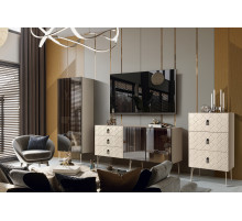 Комод для гостиной Богемия Фарфале (Bogemia Farfalle) БМКМ-4(Fa) [5]