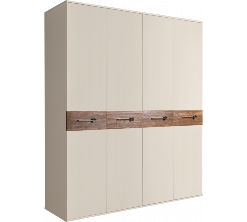 Четырехстворчатый шкаф для одежды Богемия Вуд (Bogemia Wood) БМШ2/4 (Wo)