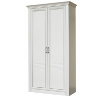 Двухдверный шкаф для одежды Орлеан 835 ясень белый