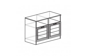 Тумба в гостиную Лира 47 темная