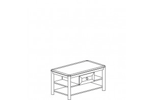 Журнальный столик Инна 623 светлый